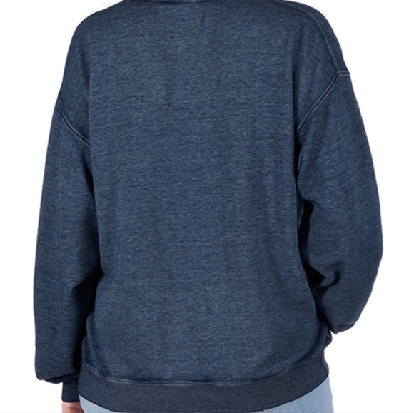 Billy Joel Graphic Sweatshirt - Blue - Picture 3 of 3